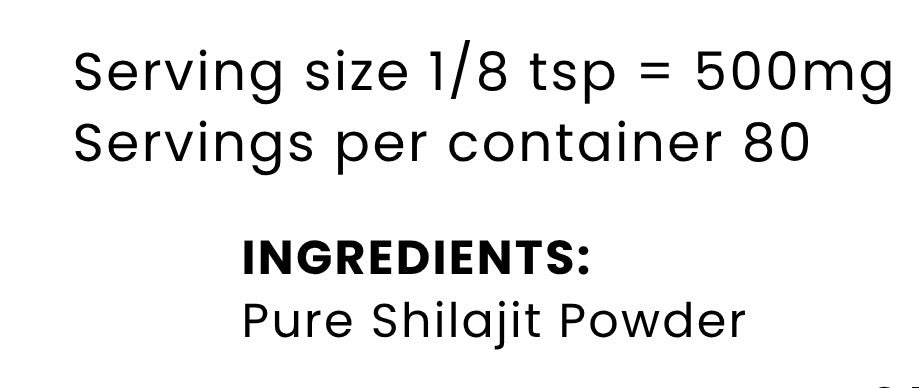 Shilajit Powder 40g